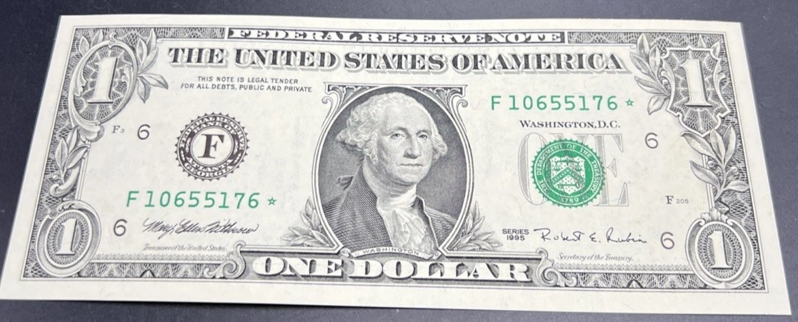 Series-1995-Atlanta-F-$1-Star-Note-Duplicated-Runs-Identification-Help!