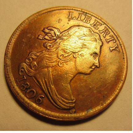 Is-This-1806-Half-Cent-A-Counterfeit,-Looks-Genuine-To-Me