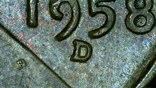 1958-D-Lincoln-Wheat-Cent---Tilted-Mintmark