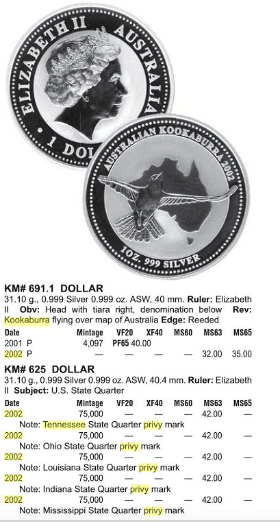 2001-Kookaburra-USA-Privy-1-Oz/2oz-Coins---Do-They-Exist?