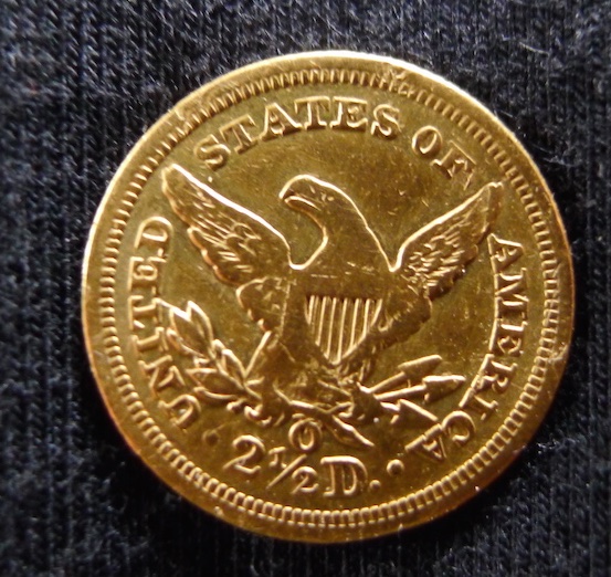 1847-O-2-1/2-Gold-Eagle-For-Grading