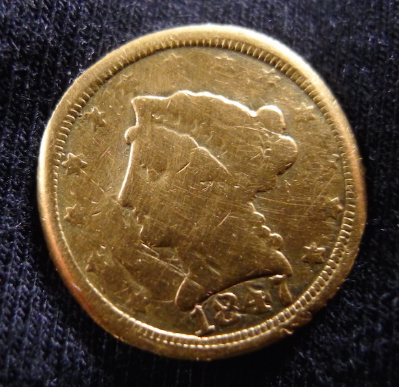 1847-O-2-1/2-Gold-Eagle-For-Grading