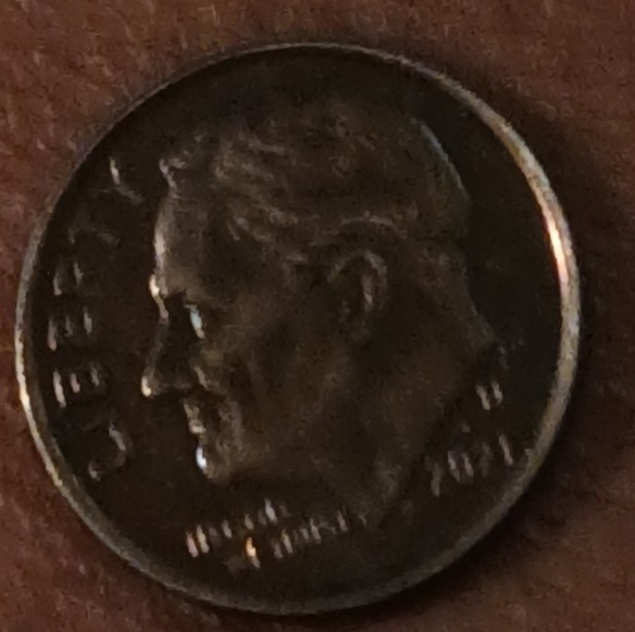 2021-D-Mint-Dark-Color-On-Observe-Side-Rainbow-Tint-On-Observe-Dime