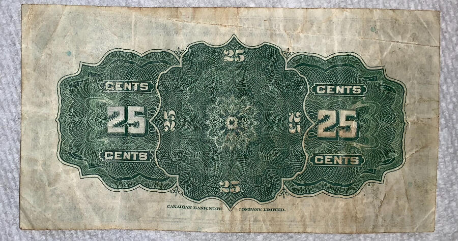 Grading-1923-25-Cent-Canadian-Banknote-Company