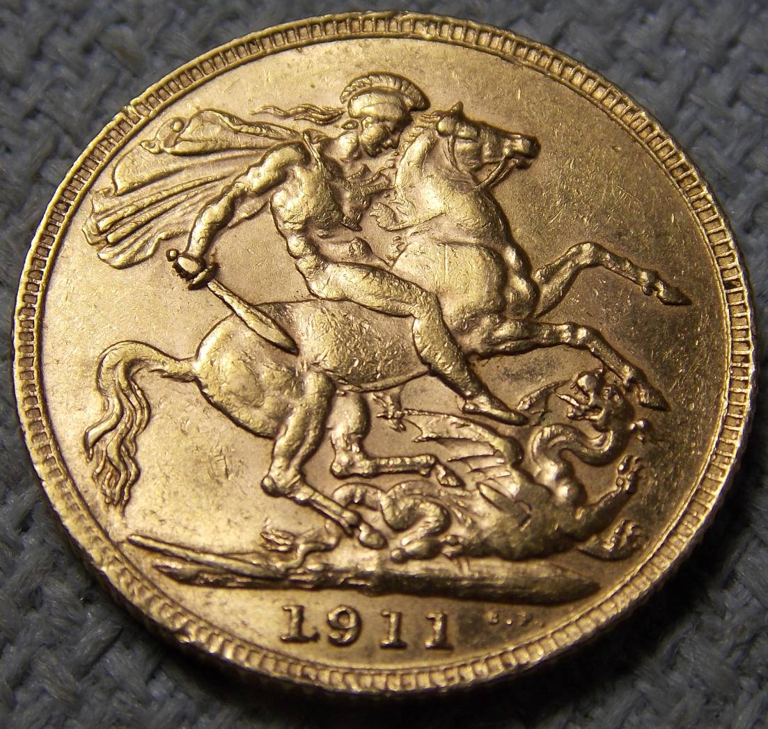 1911-Sovereign-George-V---London-Mint?
