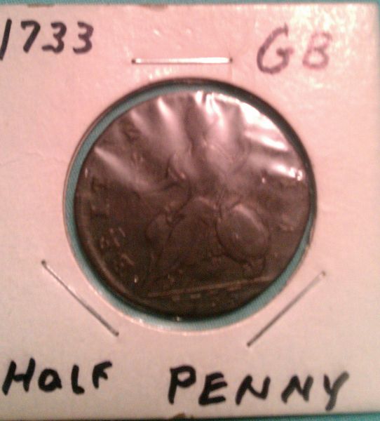 1733-King-George-The-2nd-British-Half-Penny