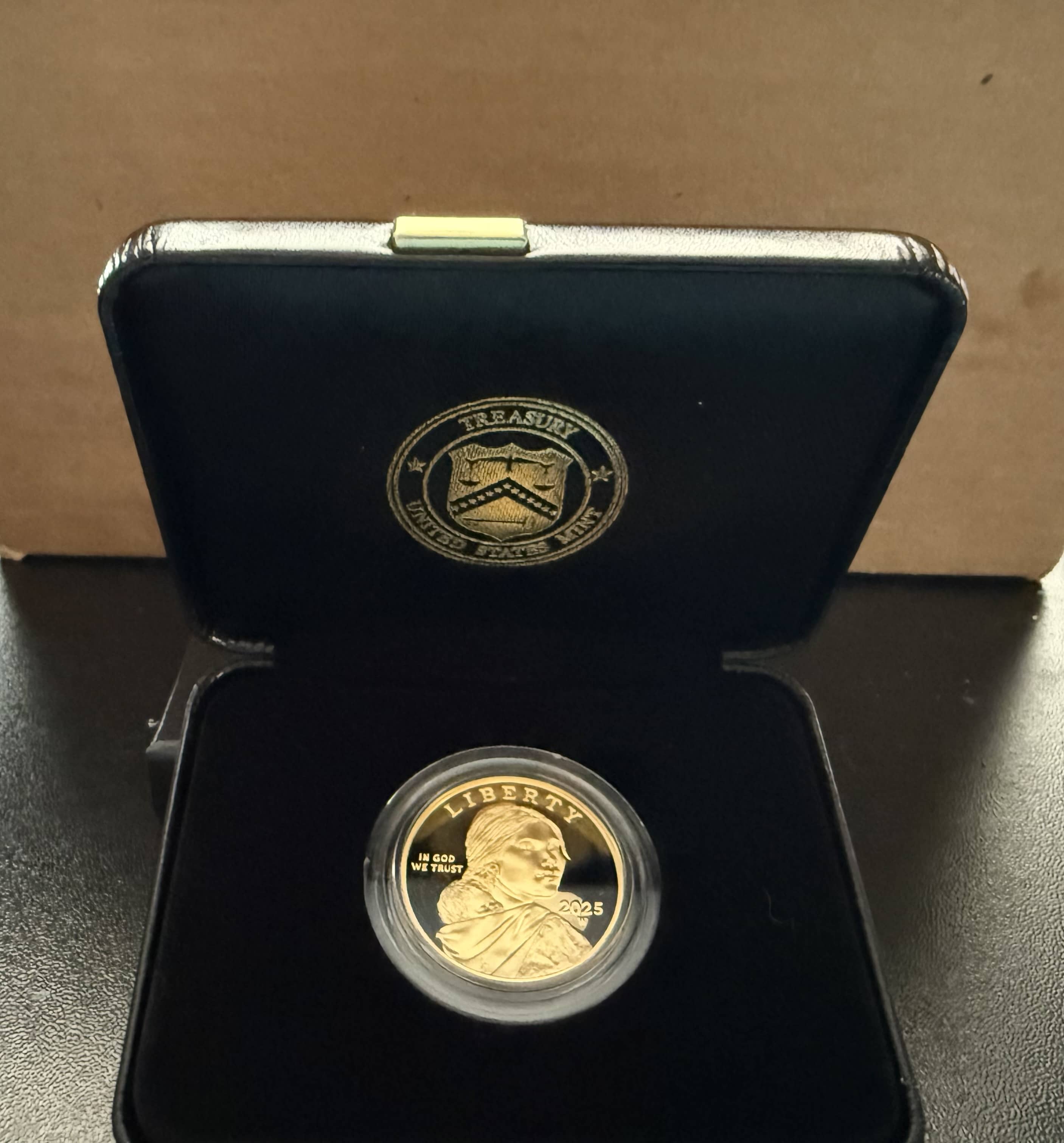 25th-Anniversary-Sacagawea-2025-Golden-Dollar-24k-One-Half-Ounce-Gold-Proof-Coin-Available-July-31