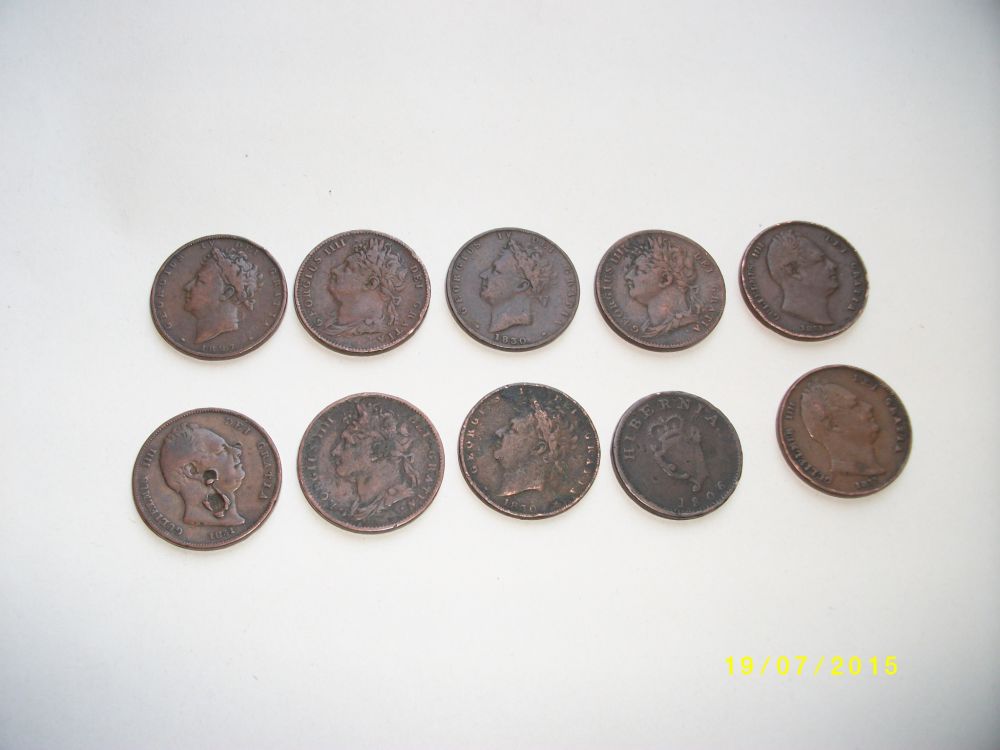 Please-Help--Georgian-And-Victorian-Farthings
