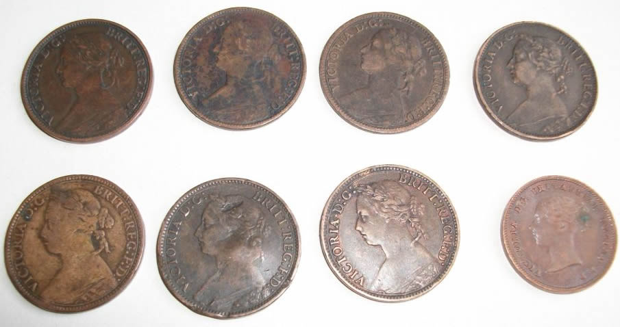 Please-Help--Georgian-And-Victorian-Farthings