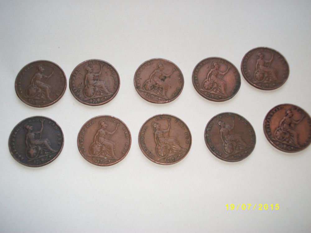 Please-Help--Georgian-And-Victorian-Farthings