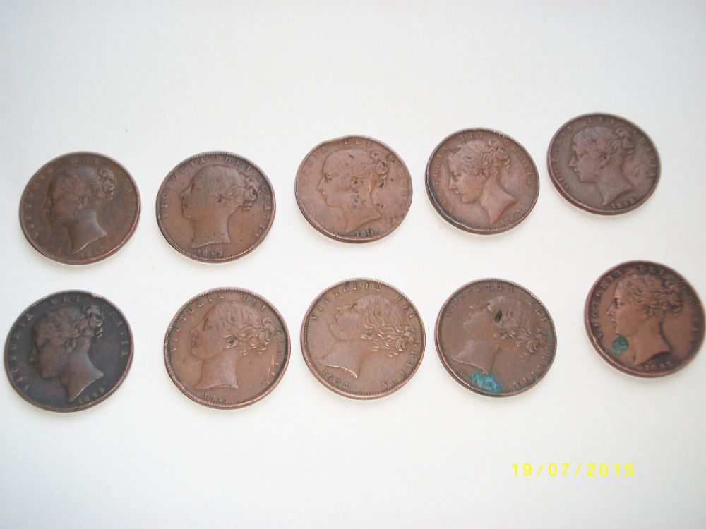 Please-Help--Georgian-And-Victorian-Farthings