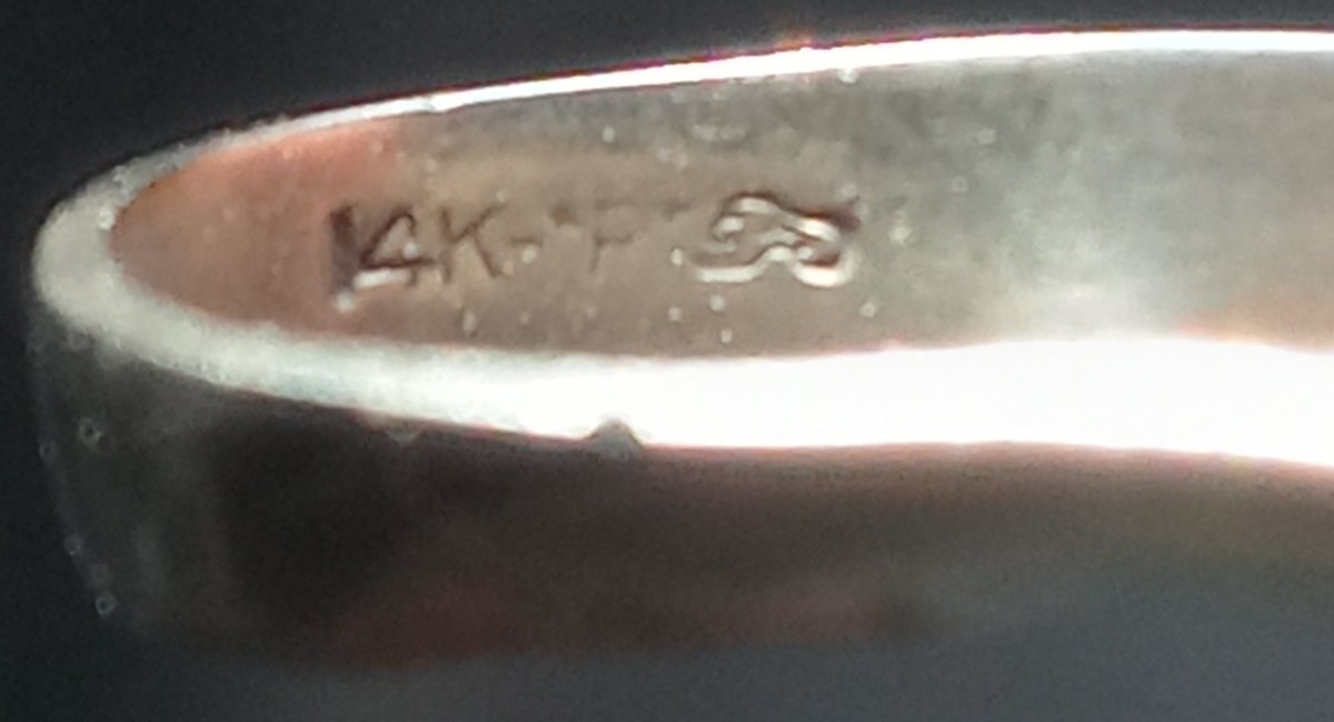 Free-Gold-Found!-14k-Plumb,-Busted-Ring