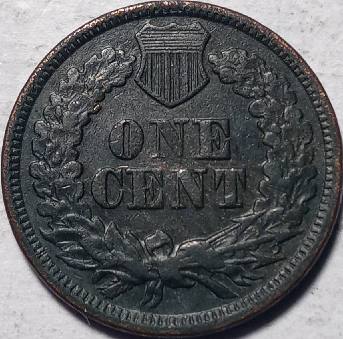 1867/67-Indian-Cent-RPD-High-Grade,-But-Corrosion