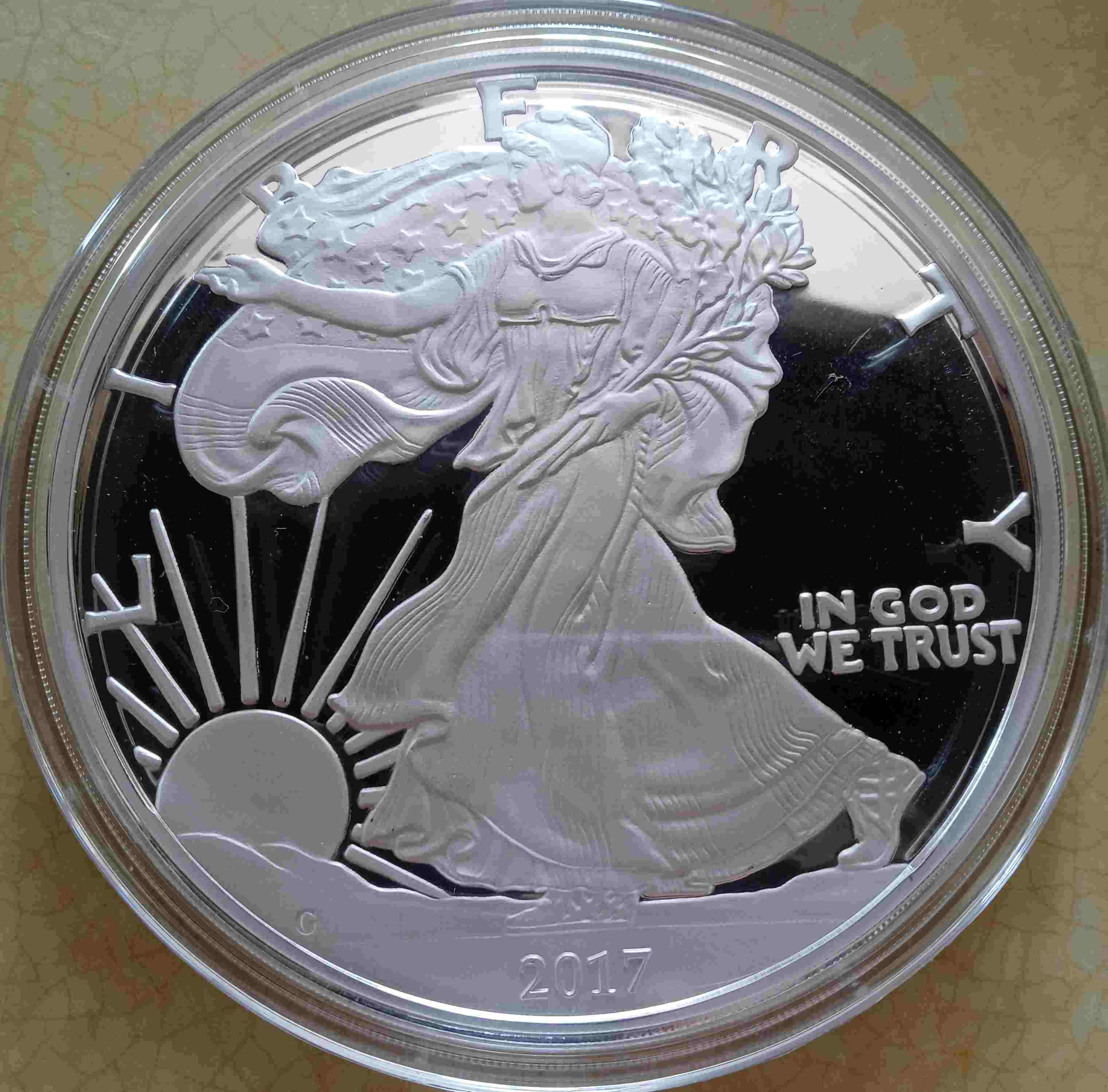 What's-The-Mintmark-G?-2017-G-Five-Ounce-Silver-Round