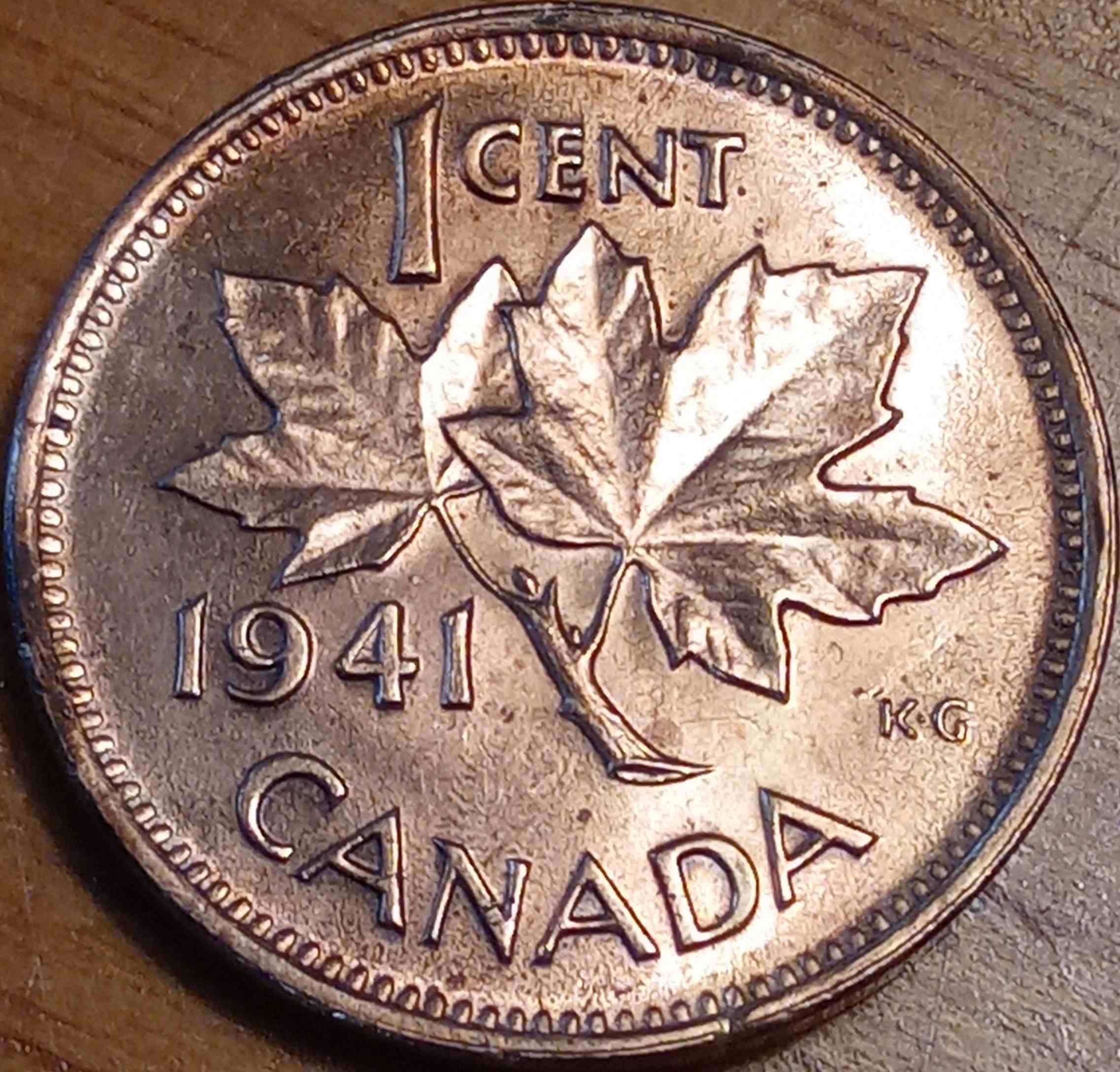 Uncirculated-1941-Canadian-Cent-To-Grade