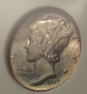 Burgundy-Toning-On-Mercury-Dime
