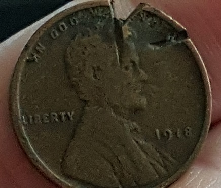 1918-Wheat-Cent---Cracked-Planchet?