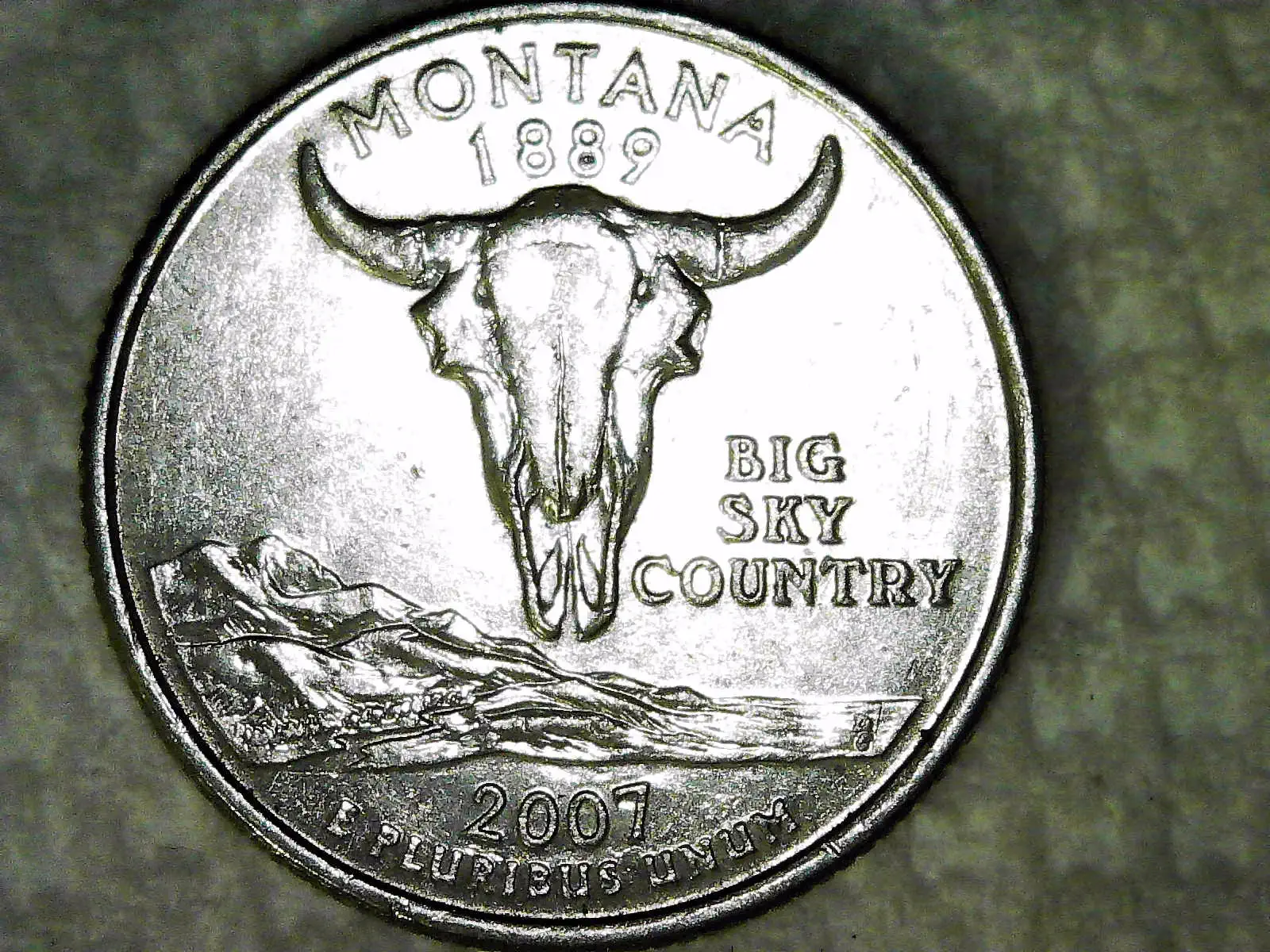 2007-P-Montana-Quarter-Die-Chips-On-Both-Sides-In-Good-Places