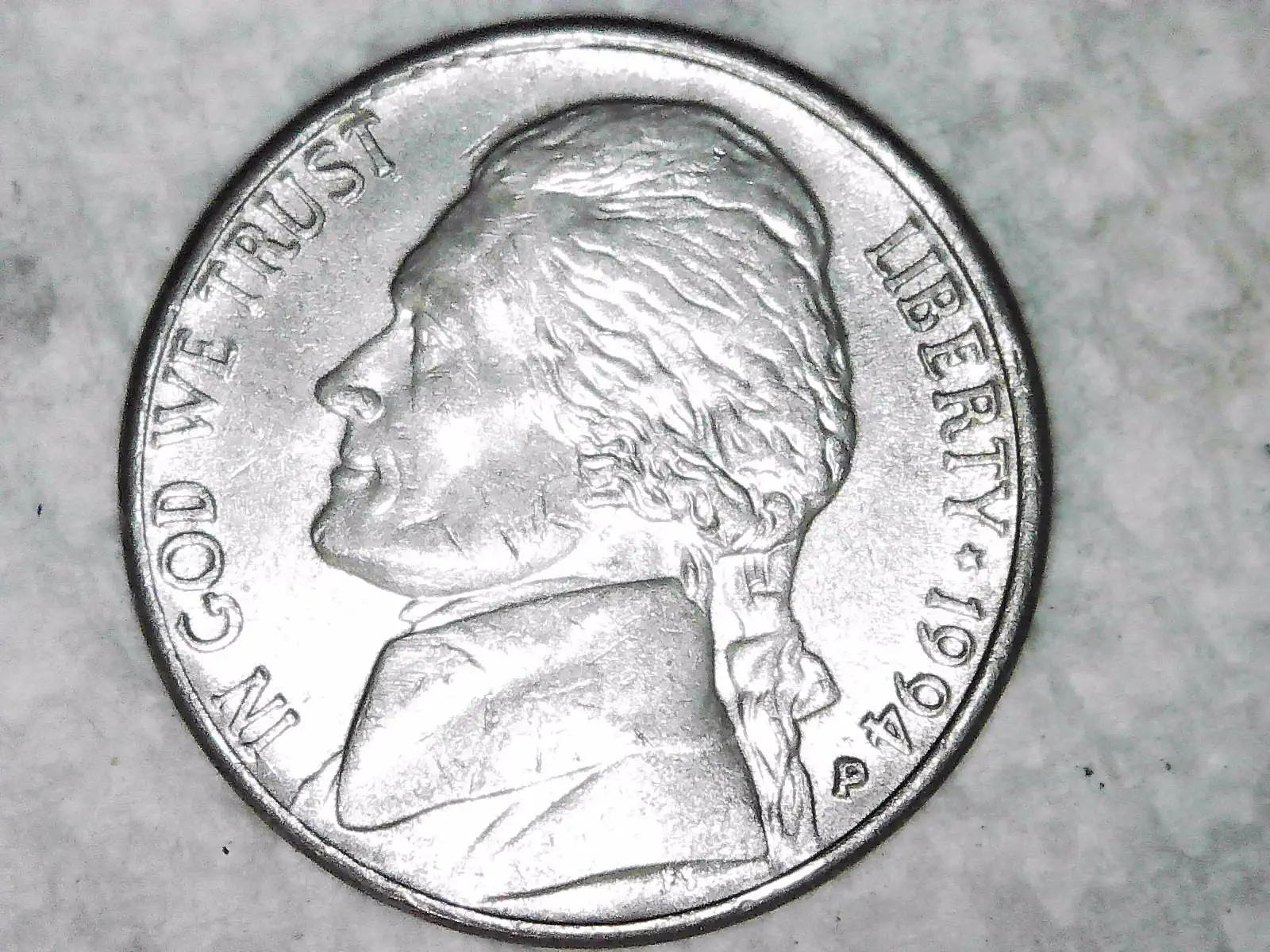 1994-P-Nickel,-The-O-On-The-Reverse-Is-Supper-Week