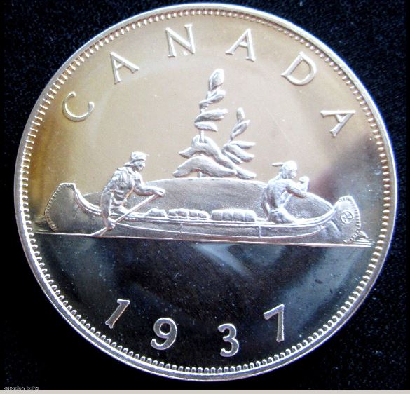 1937-Canada-Edward-Silver-Voyageur-Dollar-Medallion