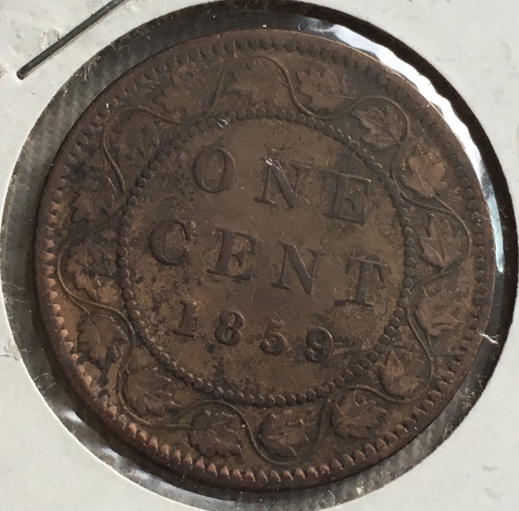Canada-One-Cent-1859-Dp4-Or-Dp5-?