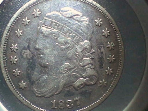 1837-Capped-Bust-1/2-Dime