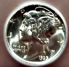Please-Grade-1939-D-Mercury-Dime..bright-White-Updated-Photos