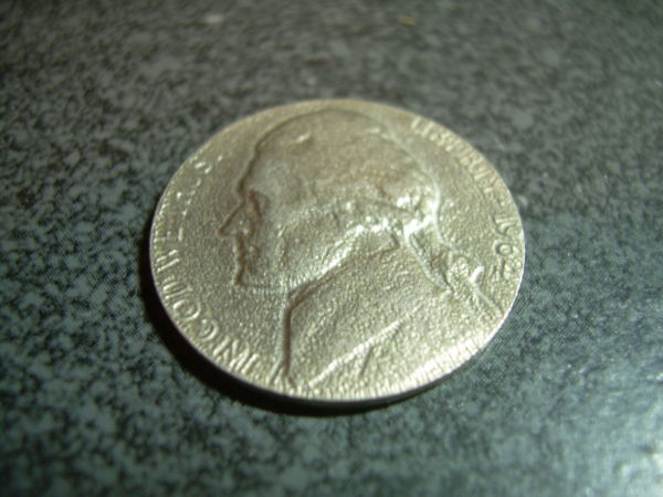 1964-Thin--Jefferson-Nickel-2.7-Grams