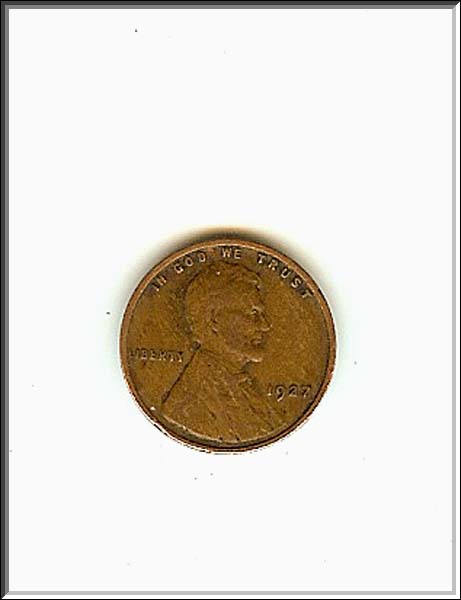 1927-Wheat-Cent-With-Minting-Damage-In-The-Word-