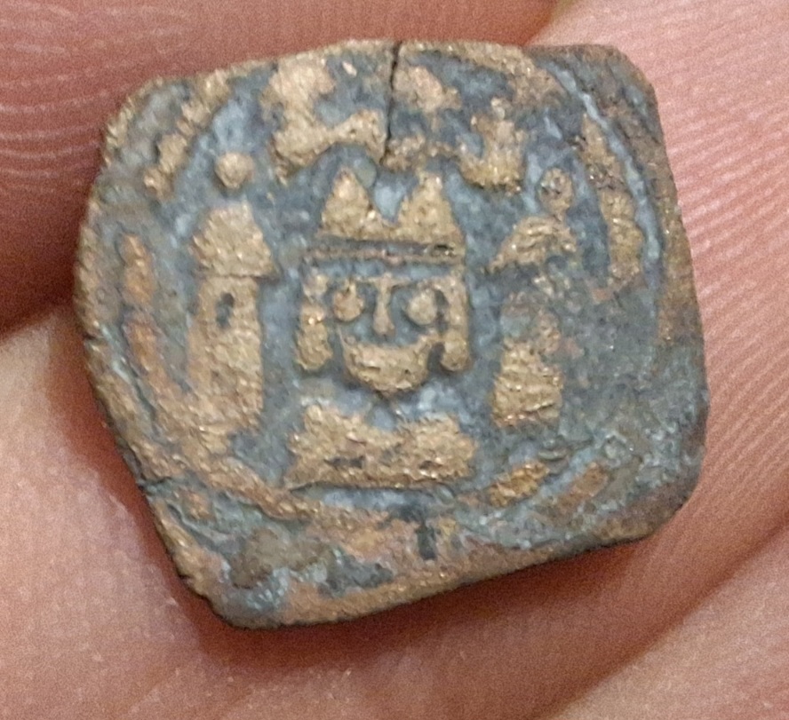 Medieval-Coin-With-Two-Towers-And-A-Head-ID?