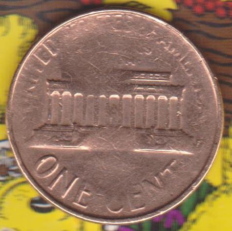 1975-D-Cent-Reverse---Array-Of-Damage