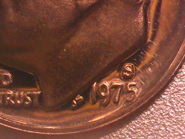 1975-S-Roosevelt-Dime---Doubling-On-Date,-Mint-Mark-And-In-God-We-Trust