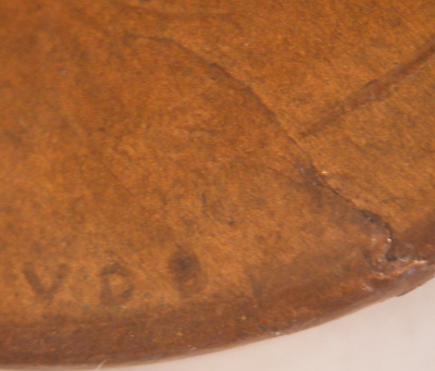 1909-VDB-Wheat-Cent-Error-Or-Damage?