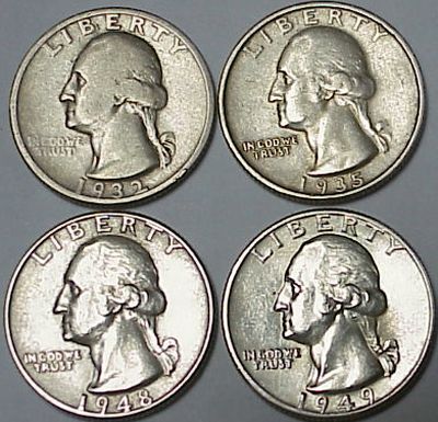 Silver-Washington-Quarter-Set
