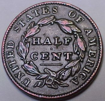 1835-Half-Cent