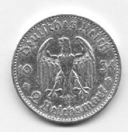 2-Reichsmark-1934A,-1934-D,-1934f-III-Reich-Germany