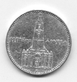 2-Reichsmark-1934A,-1934-D,-1934f-III-Reich-Germany