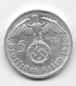 5-Reichsmark-1936e,-1937A,-1937e,-1938-D-2x-1938e,-1938f