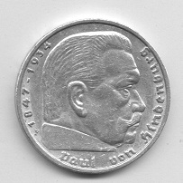 5-Reichsmark-1936e,-1937A,-1937e,-1938-D-2x-1938e,-1938f