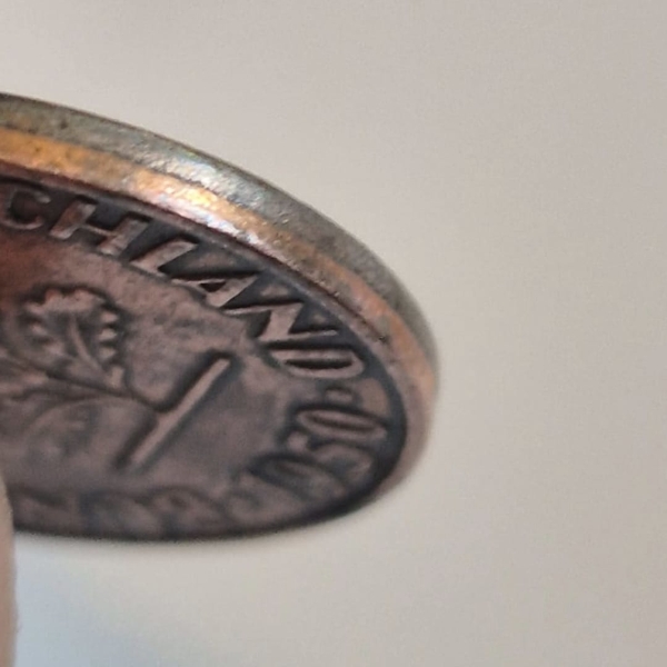1-Pfennig-1950-D---Newly-Discovered-Bimetallic-Pattern-Coin?