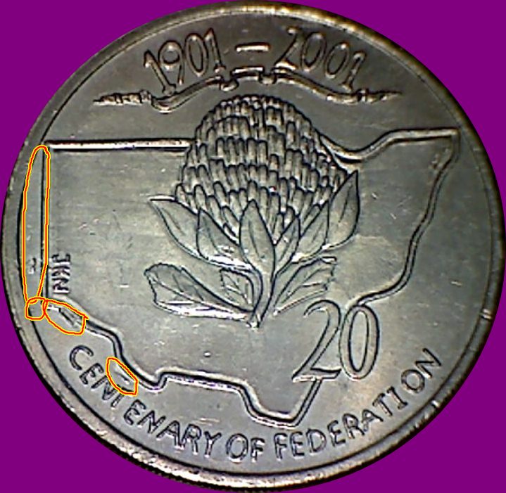 2001-Centenary-Of-Federation-20c-Errors