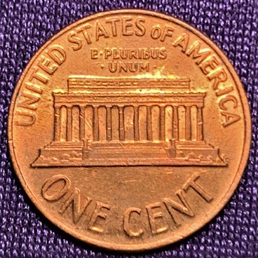 1966-Lincoln-Penny--Off-Center/Rr-Rim-?
