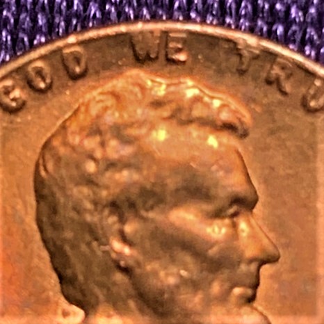 1966-Lincoln-Penny--Off-Center/Rr-Rim-?