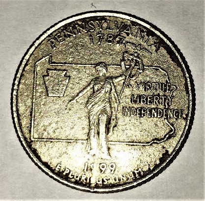 1999-D-Pennsylvania-Quarter.--What-Causes-The-Lack-Of-Luster?