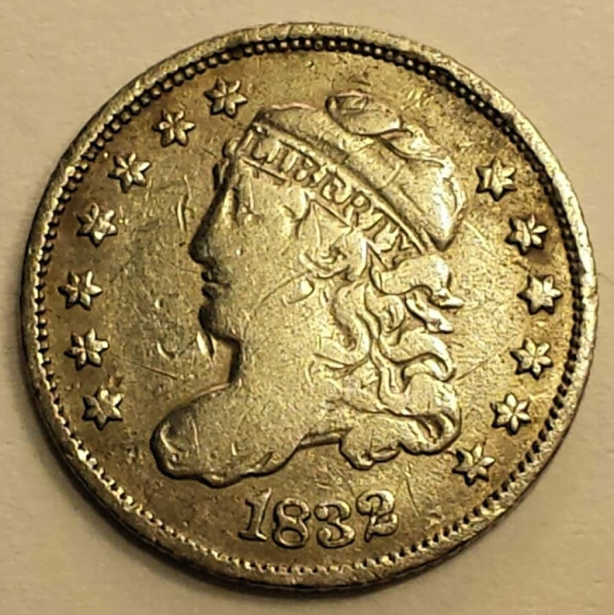 1832-Bust-1/2-Dime