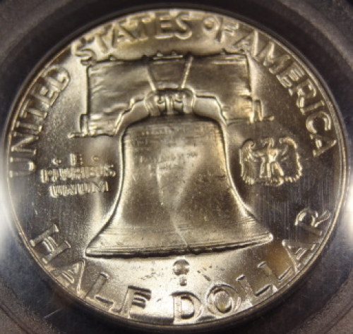 1951-Franklin-Half---Significant-Die-Break