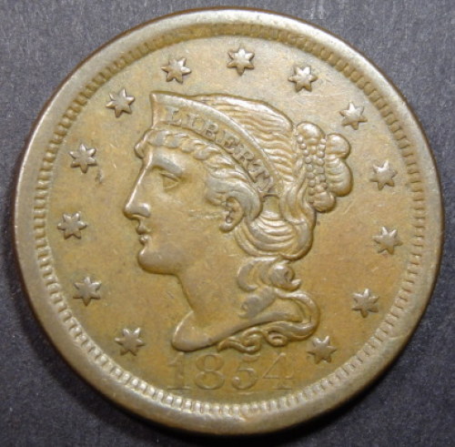 1854-Large-Cent---First-Large-Cent-Purchase.-How-Did-I-Do?