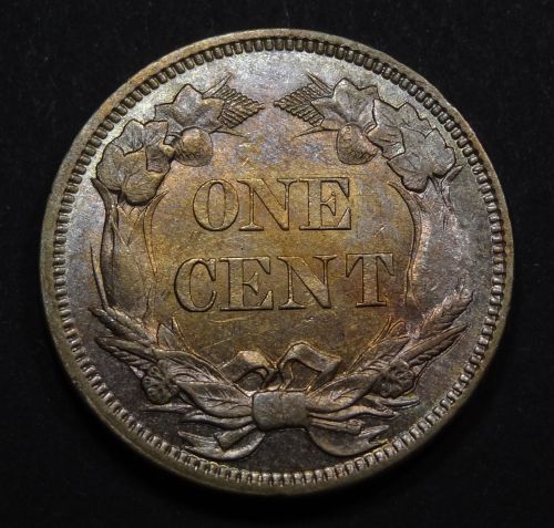 1858-Flying-Eagle---Sm-Letters---Amazing-Toning---Grade?