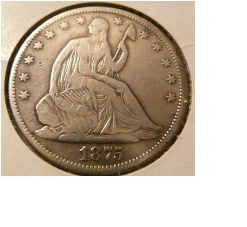 Please-Grade:-1875-Seated-Lib.-Half-Dollar