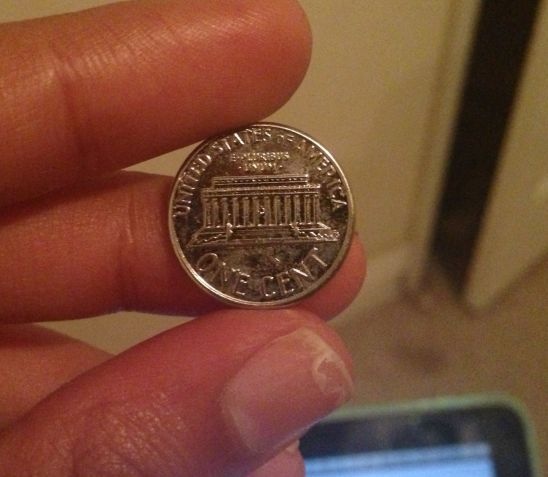 Sliver-Penny,-Is-It-Just-Been-Thrown-Into-Acid?-Help!